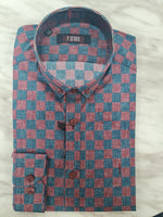 Piserro Men's Patterned Shirt